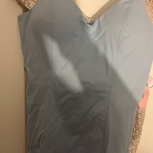 Baby blue denim dress